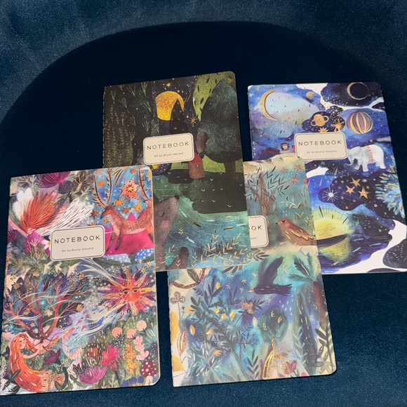 4 Pack Gorgeous Detailed Journal Set – BV Bruno Visconti, perfect for gifts - Picture 1 of 16